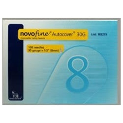 Novofine Pen Needle 30G Autocover 100ct
