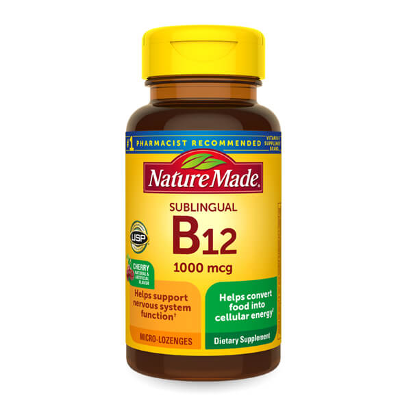 Nature Made Vitamin  E Vitamins amin B-12 1000MCG SUBLINGUAL