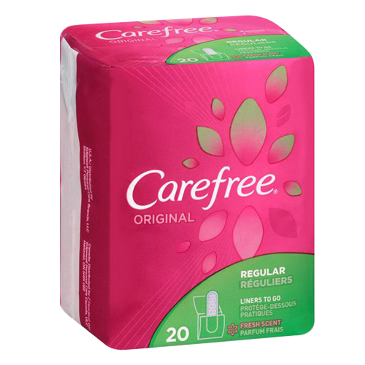 Carefree Original Regular Panty Liners Scented, 20 Ea, 18 Pack