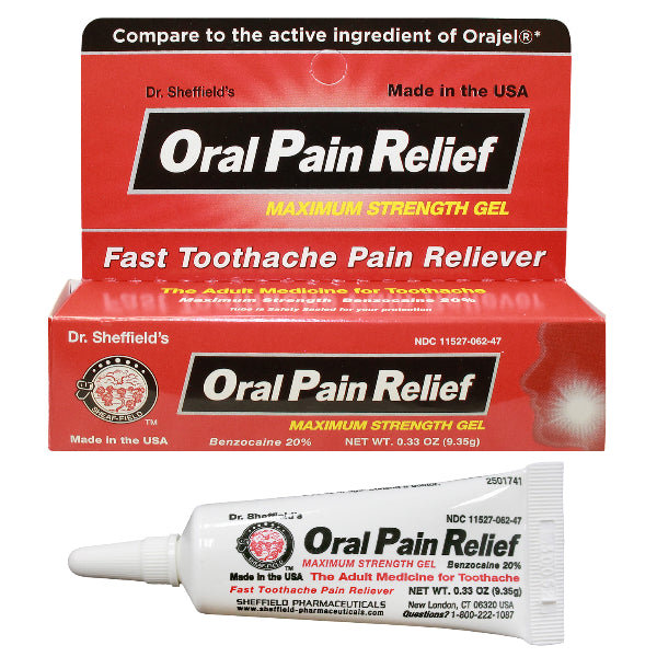 SHEFFIELD PHARMA ORAL PAIN RELIEF GEL MAX STR