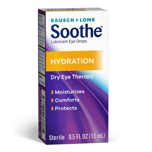 Bausch And Lomb Sooth Lubricant Eye Drops, 0.5 Oz