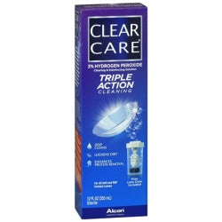 Clear Care Cleaning and Disinfecting Solution, 12 oz