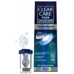 Clear Care Plus Cleaning and Disinfecting Solution with Lens Case, 12 fl oz