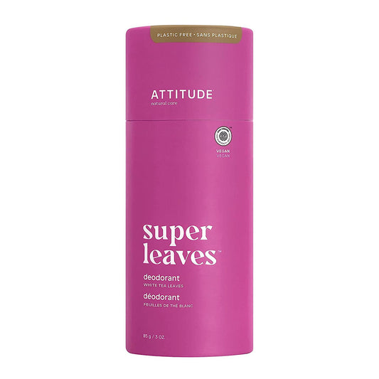 Attitude Super Leaves Deodorant White Tea Leaves, 3 Oz