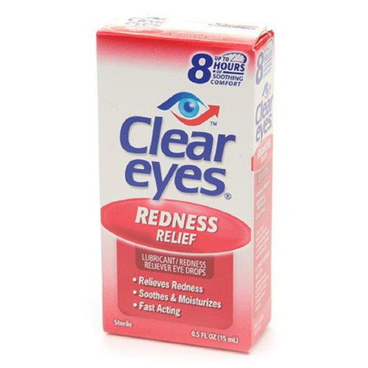 Clear Eyes Redness Relief Eye Drops - 0.5 Oz