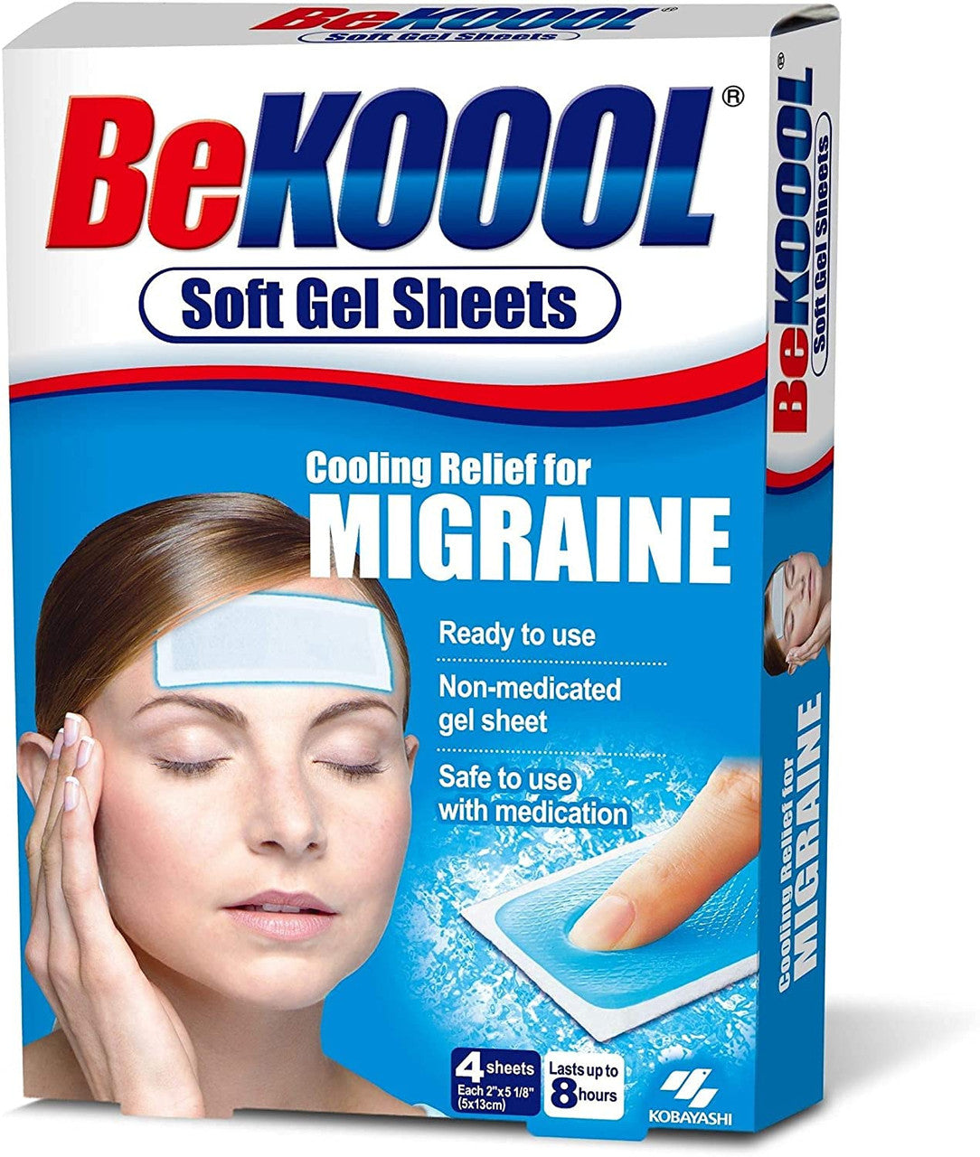 Be koool Soft Gel Sheets For Adults, 4 Ea