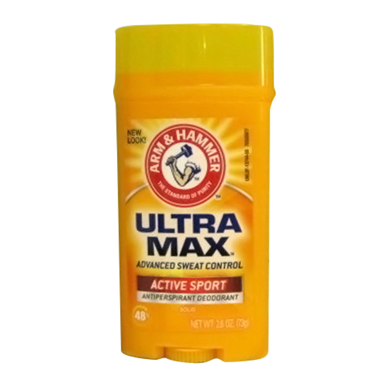 Arm & Hammer Ultramax Antiperspirant Deodorant, Invisible Solid, Active Sport - 2.6 Oz