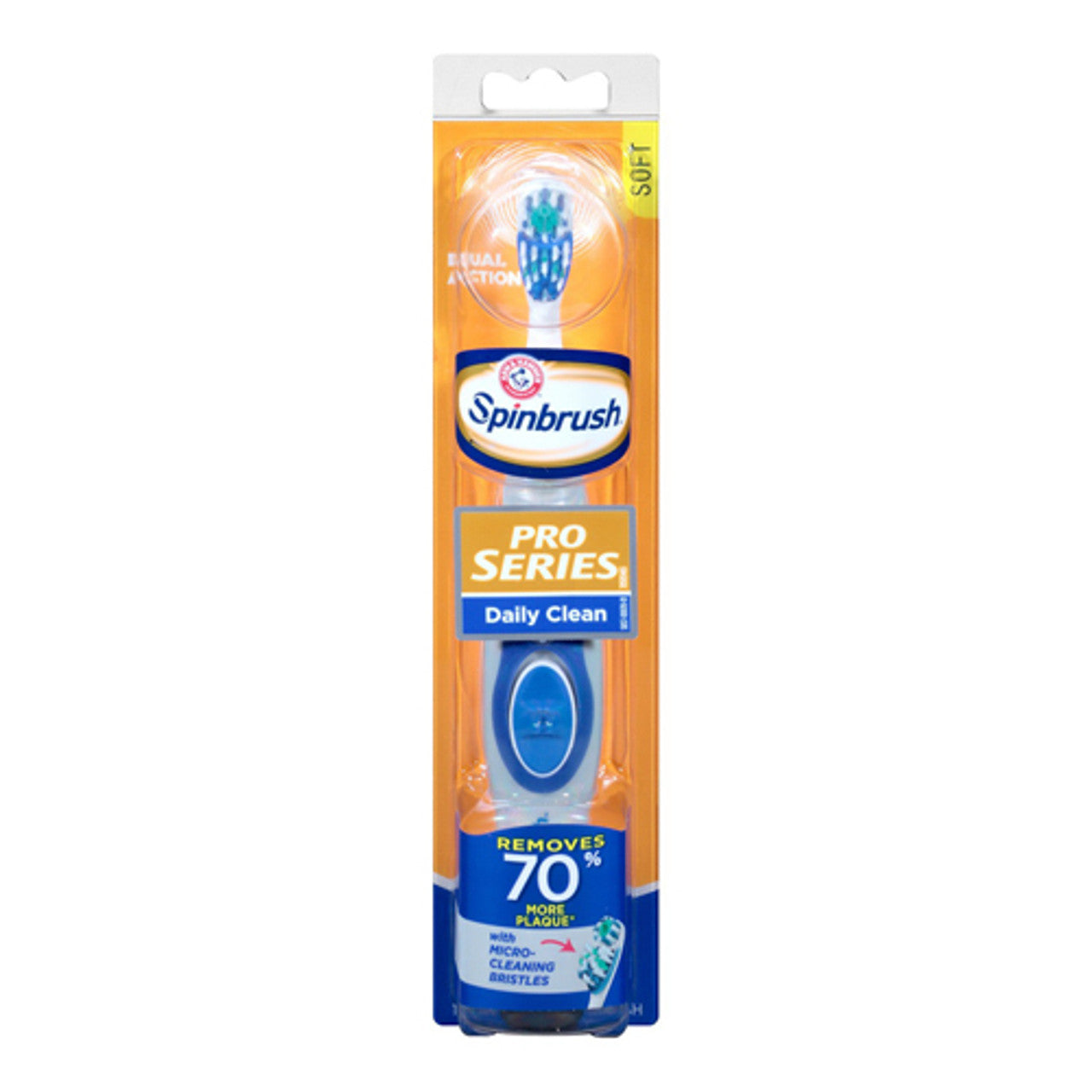 Arm & Hammer Spinbrush Pro Daily Clean Toothbrush With Micro cleaning Bristles - 1 Ea