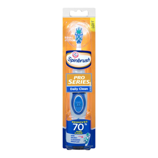 Arm & Hammer Spinbrush Pro Daily Clean Toothbrush With Micro cleaning Bristles - 1 Ea