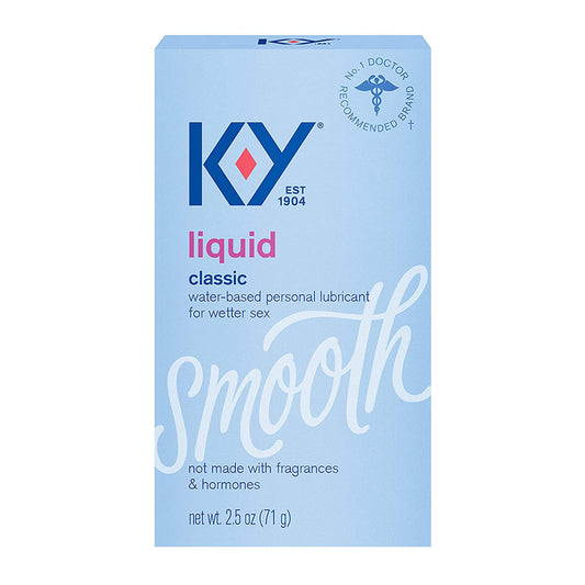 K-Y Personal Lubricant Pure And Gentle Liquid - 2.5 Oz