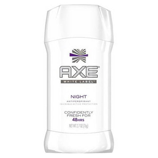 Axe White Label Invisibile Antiperspirant Stick, Night - 2.7 Oz