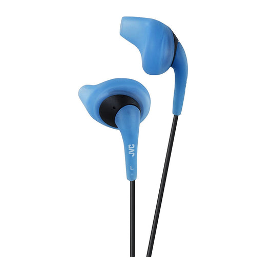 JVC Gumy Sport Binaural Ear Bud Headphones, Blue, 1 Ea