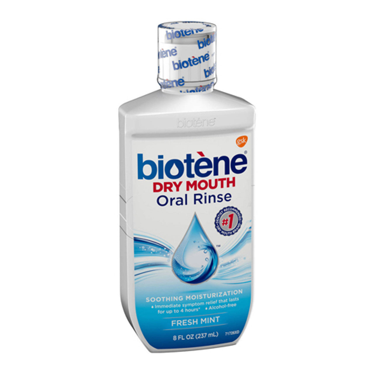 Biotene Dry Mouth Oral Rinse Mouthwash, Fresh Mint, 8 oz