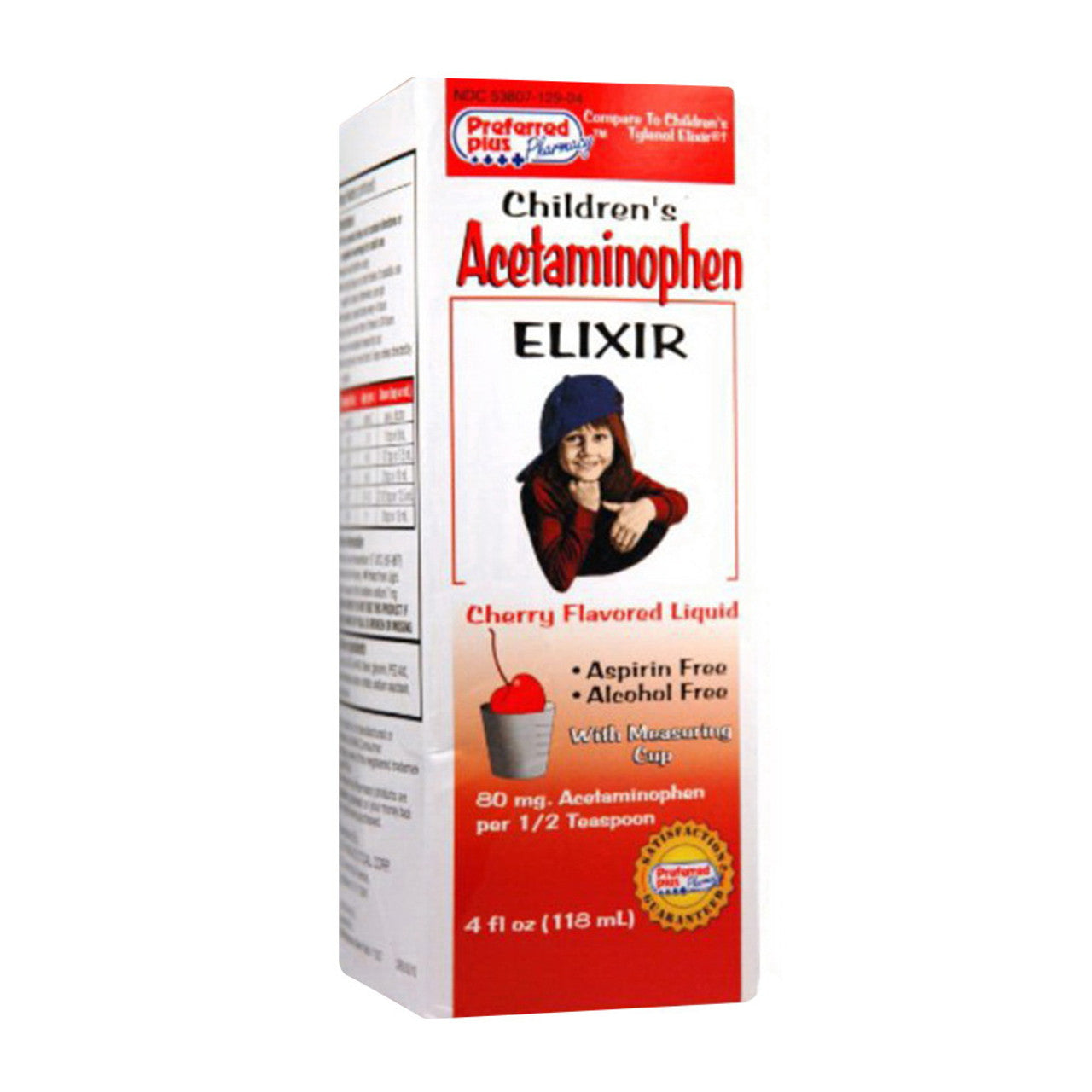 Acetaminophen Children's ELIXIR Cherry Flavored Liquid, 16 Oz