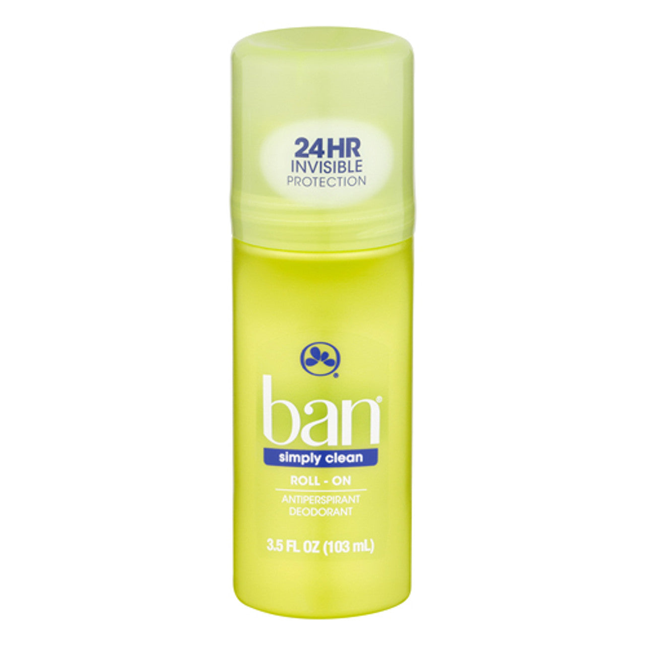 Ban Simply Clean Roll-on Antiperspirant Deodorant, 3.5 Oz