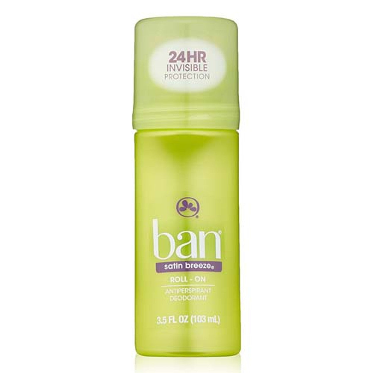 Ban Roll-On Antiperspirant Deodorant, Satin Breeze, 3.5 oz