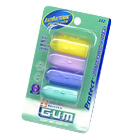 Butler G-U-M Toothbrush Anti-Bacterial Covers - 152Ra , 4 Ea