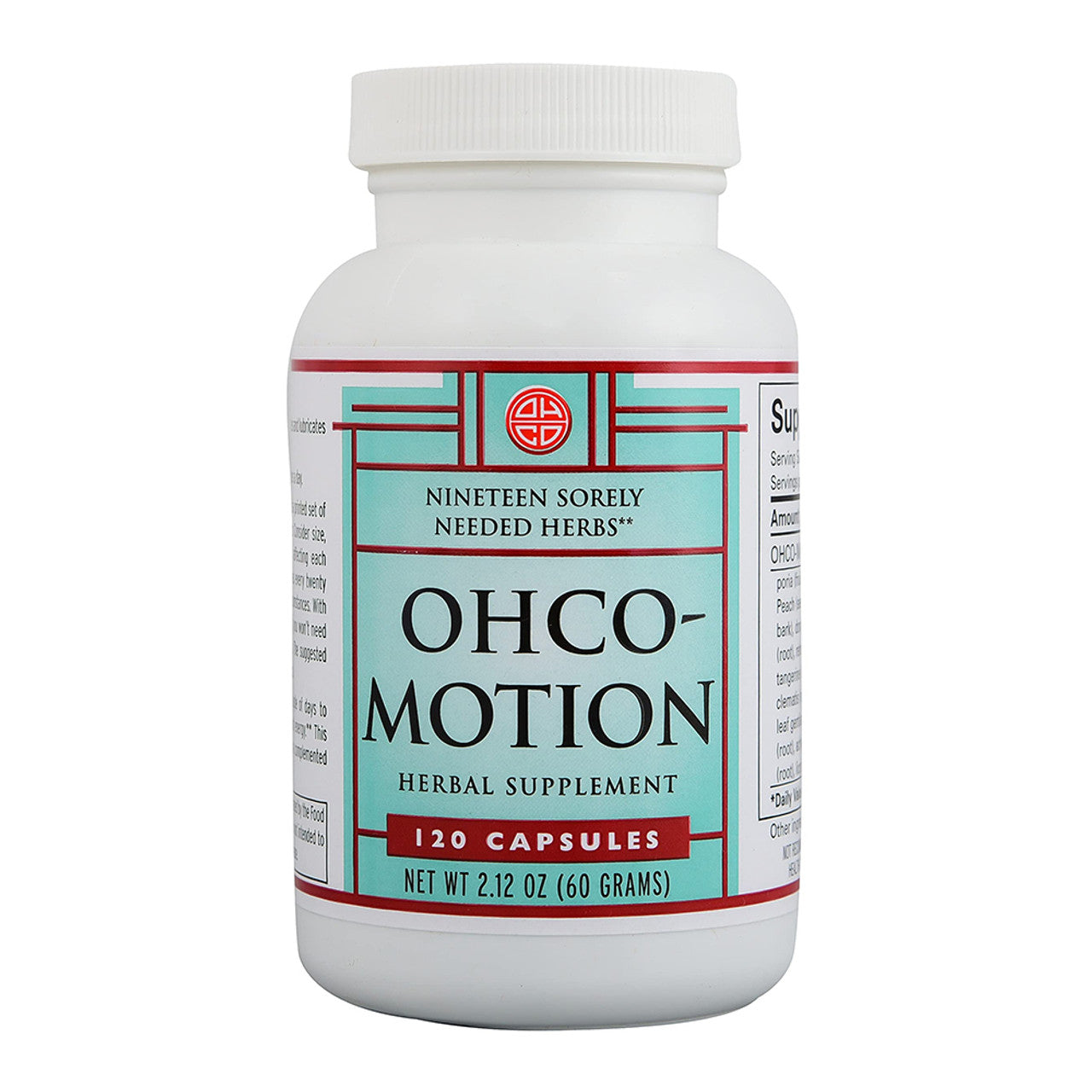 Ohco Herbal Motion Vitamins amins, 120 Ea