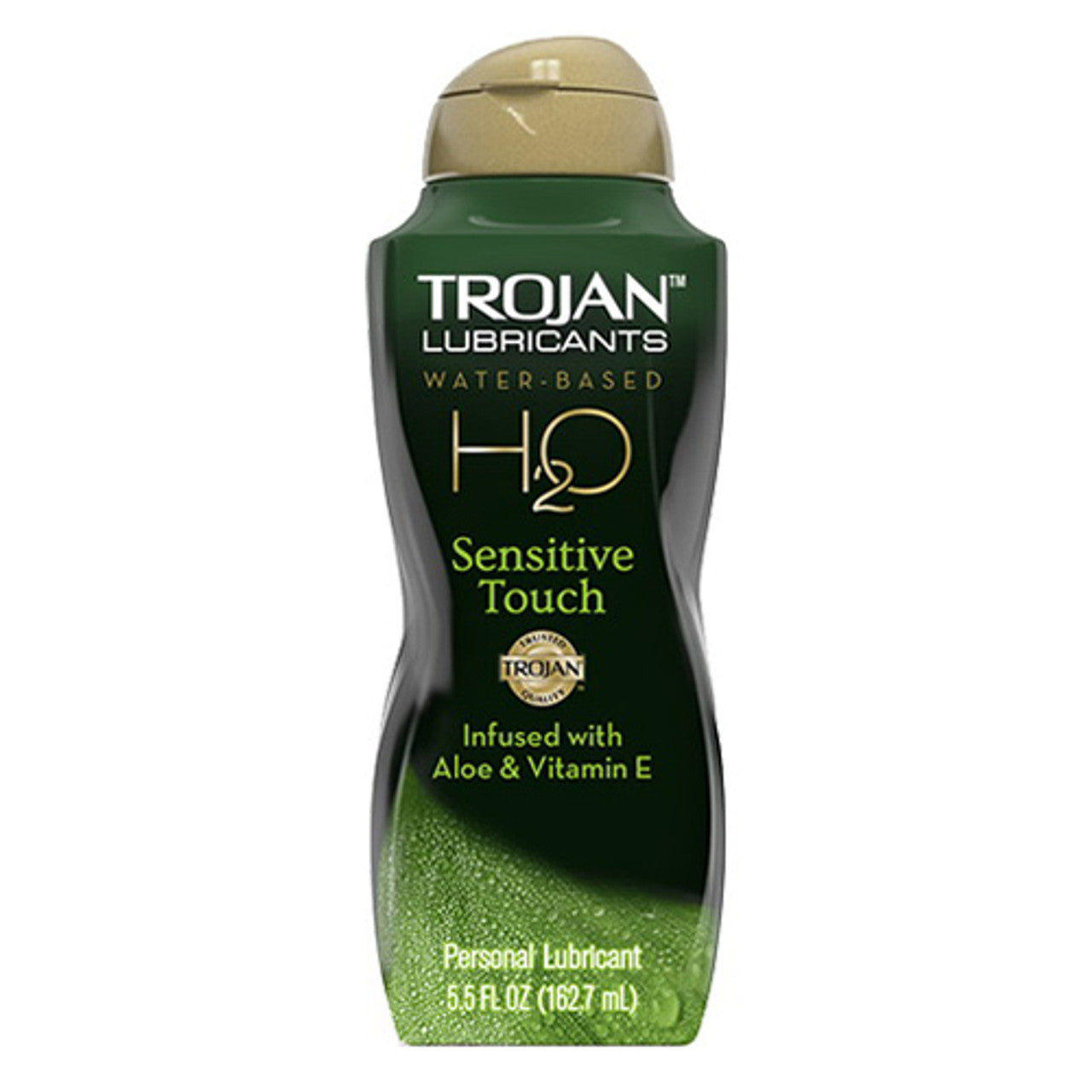 Trojan Water Based H2O Sensitive Touch Lubricants - 5.5 Oz