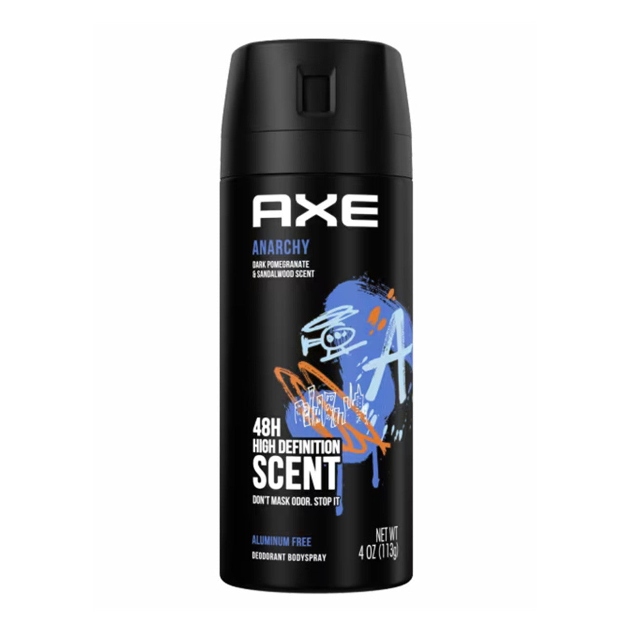 Axe Deodorant Body Spray For Men, Anarchy - 4 Oz