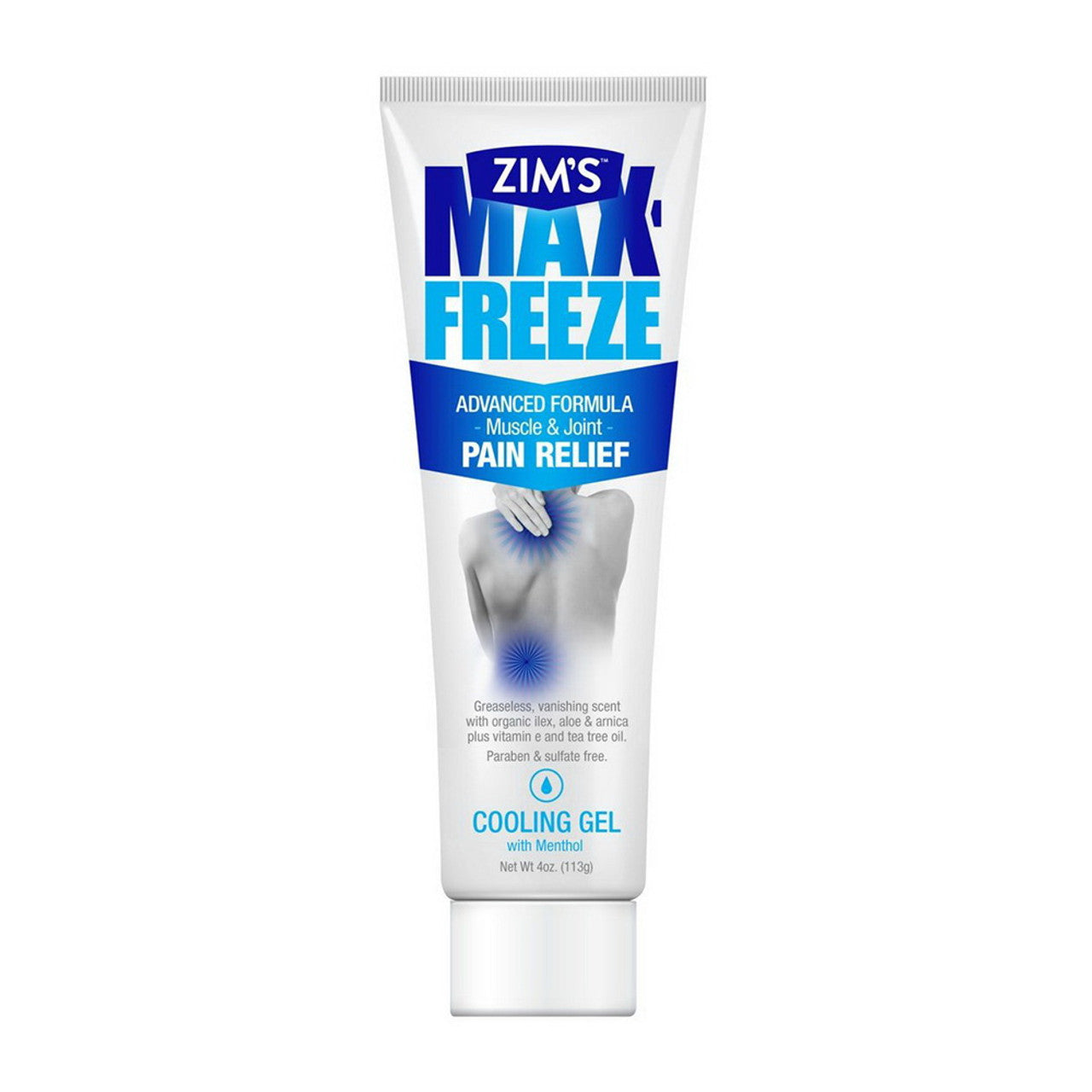 Zims Max Freeze Advanced Muscle and Joint Relief Cooling Gel, 4 Oz
