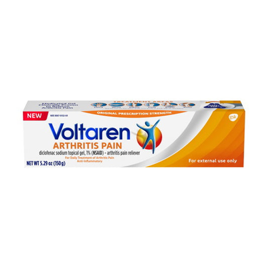 Voltaren Diclofenac Sodium Topical Arthritis Pain Relief Gel Tube, 5.3 Oz