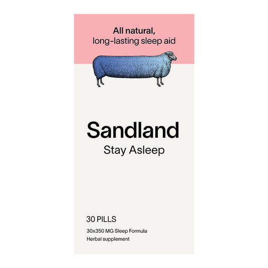 Sandland Stay Asleep, Herbal Supplement Dissolving Tablets, 30 Ea