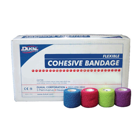 BANDAGE COHESIVE ASSORT NS 1"