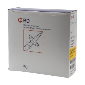 BD IV CATHETER 24G X.75" YELLOW