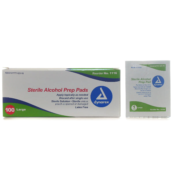 ALCOHOL PREP PAD LARGE