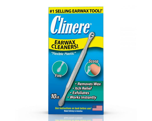 Clinere Personal Flexible Ear Cleaners, Remove Wax, 10 Ea