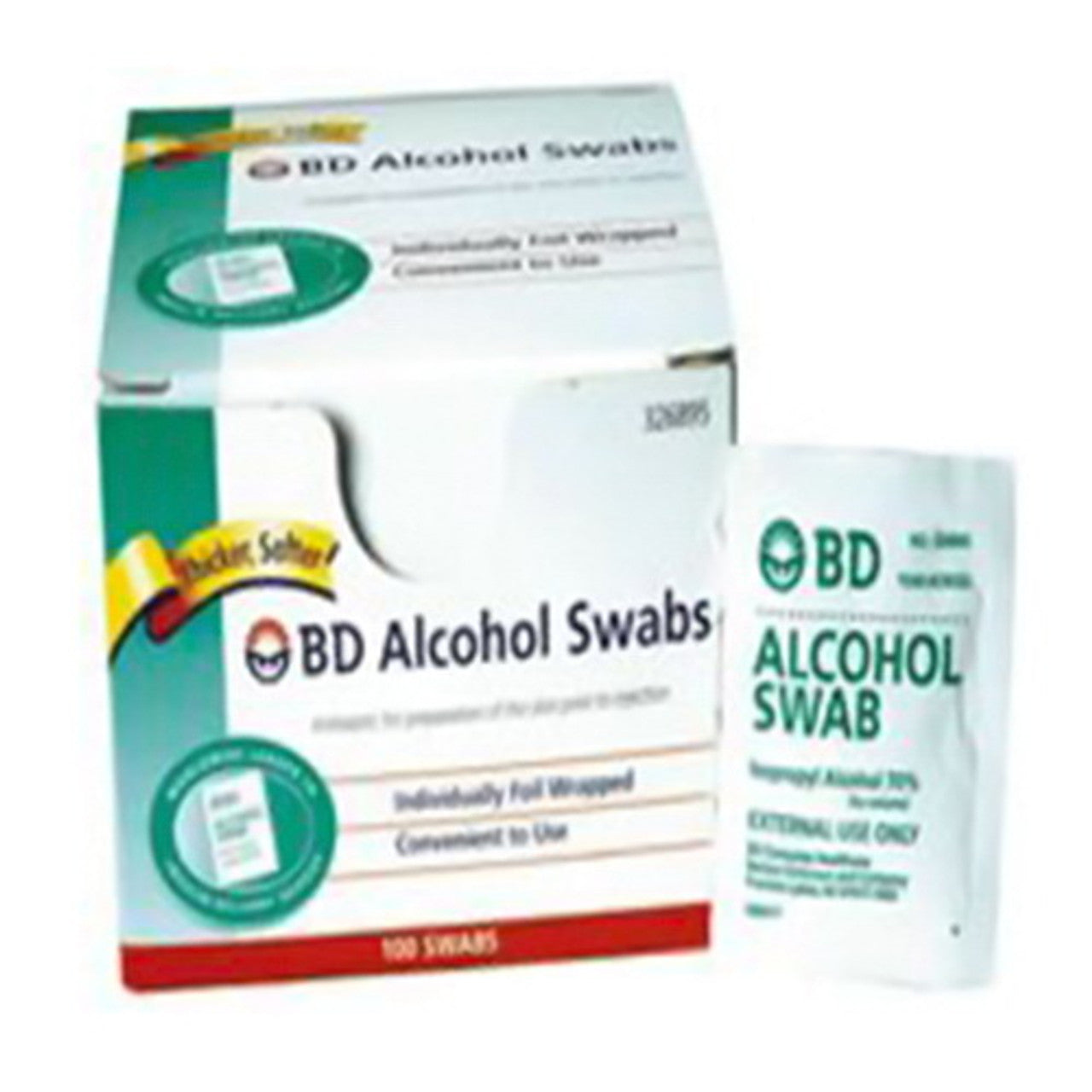 Alcohol Swabs Regular Bd - 100 Each