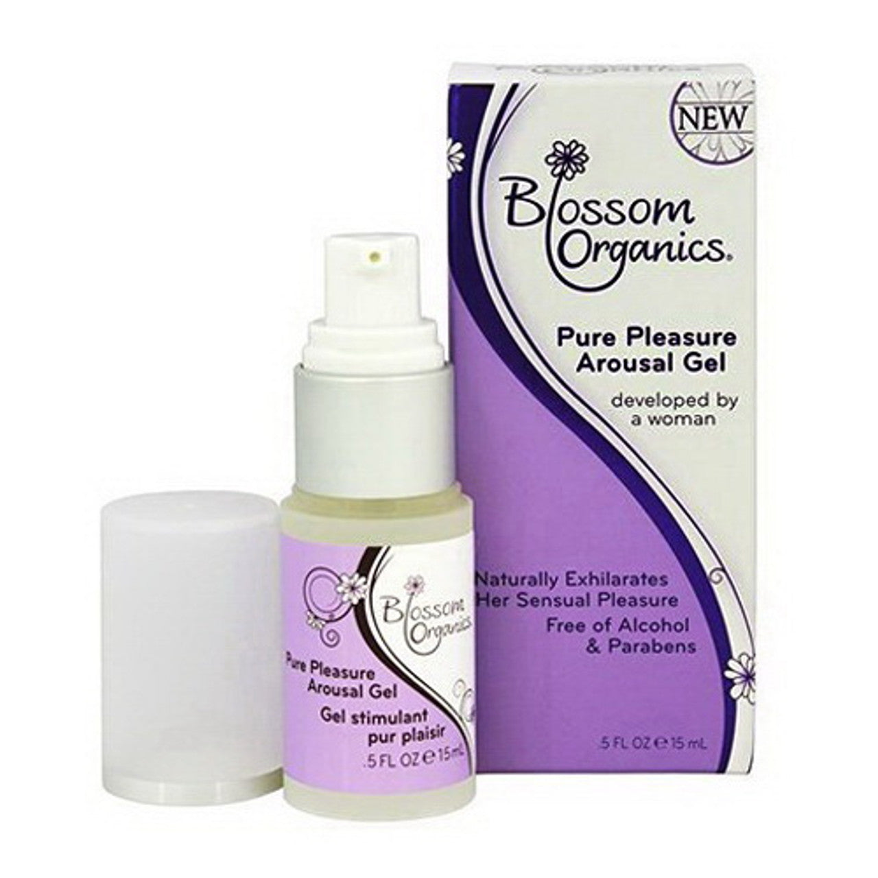 Blossom Organics Pure Pleasure Stimulant Arousal Gel, 0.5 Oz