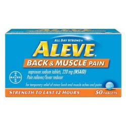 Aleve Back & Muscle Pain Tablets 50ct