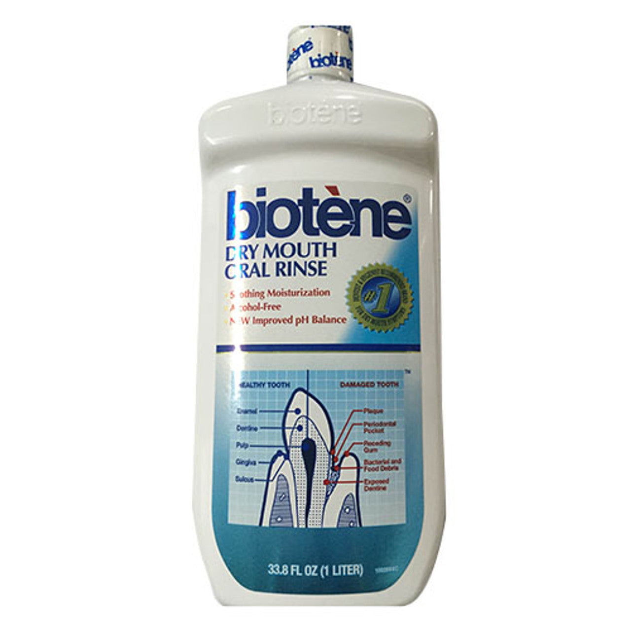 Biotene Oral Rinse For Dry Mouth Symptoms, 33.8 oz