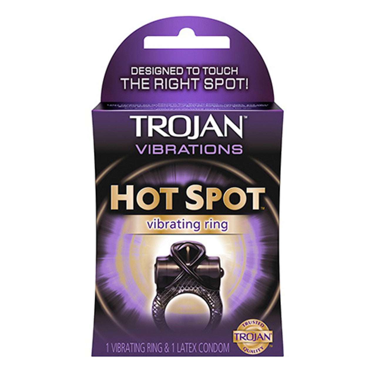 Trojan Vibrations Hot Spot Vibrating Ring - 1 Ea
