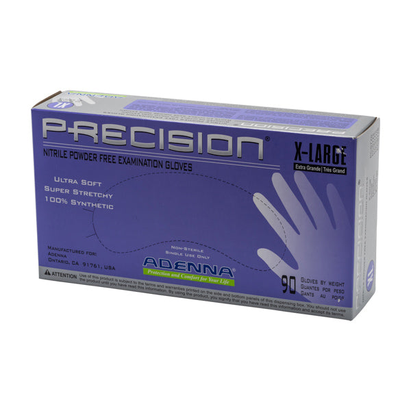 ADENNA GLOVE EXAM NITRILE P/F X LARGE