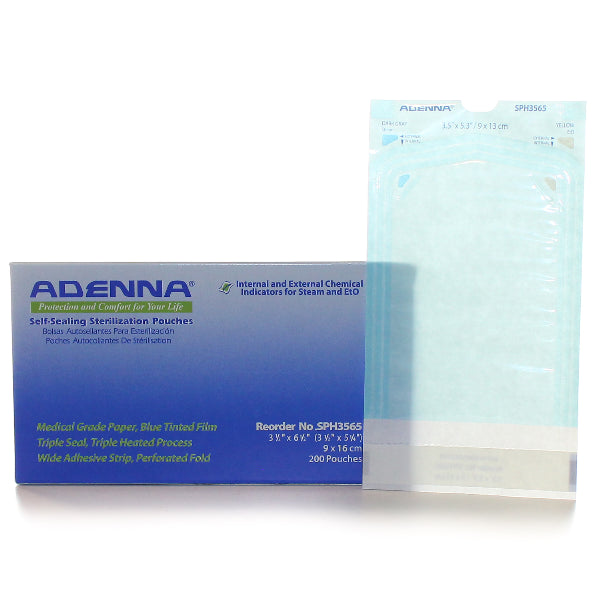 AUTOCLAVE POUCH 3 1/2 X 6"