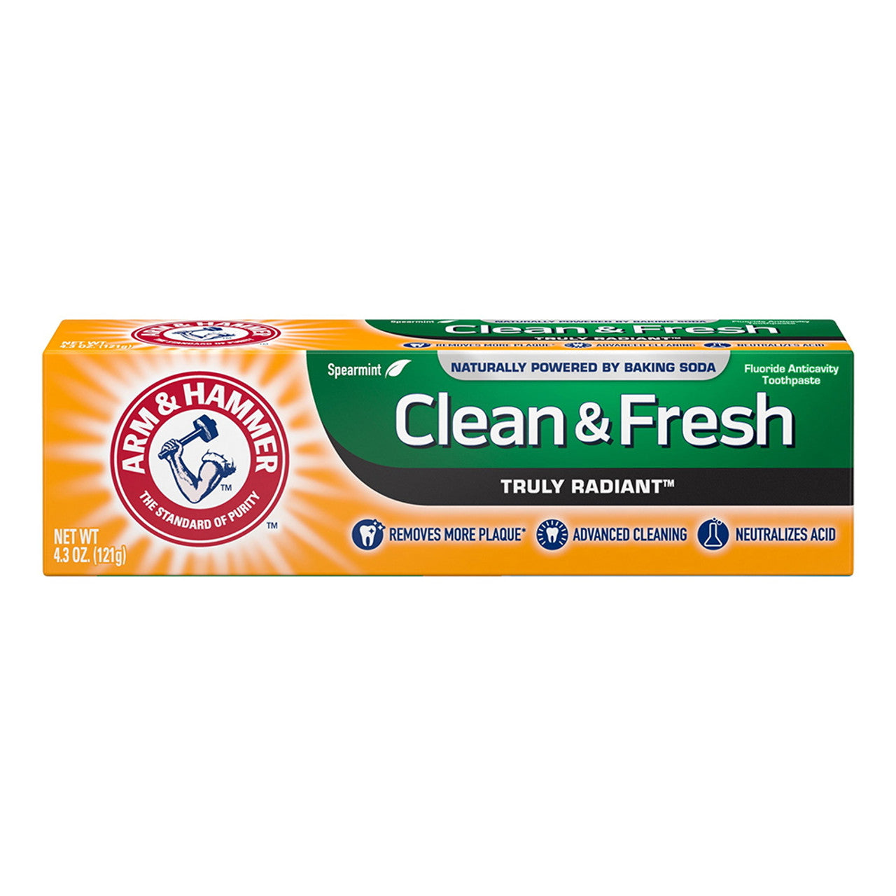 Arm and Hammer Truly Radiant Clean and Fresh Toothpaste, 4.3 Oz