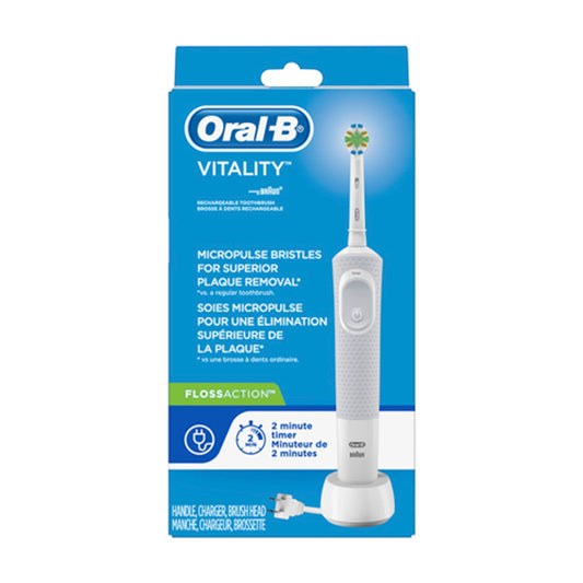 Oral B Vitamins ality Floss Action Electric Rechargeable Toothbrush, 1 Ea