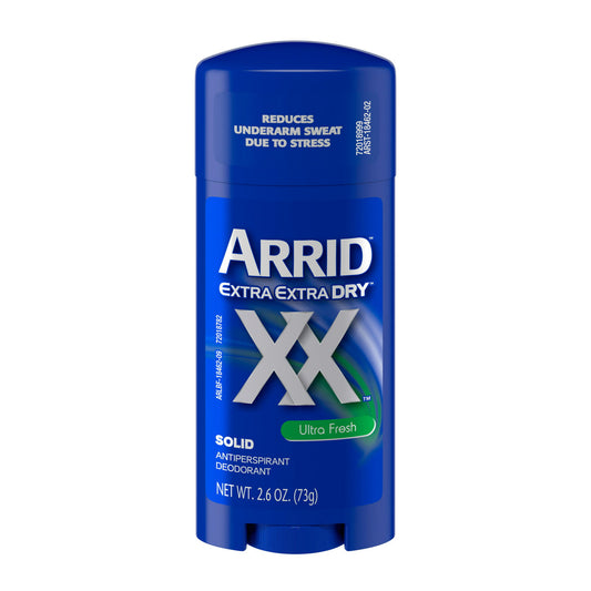 Arrid Xx Wide Solid Antiperspirant And Deodorant Dry Solid Ultra Fresh, 2.6 Oz