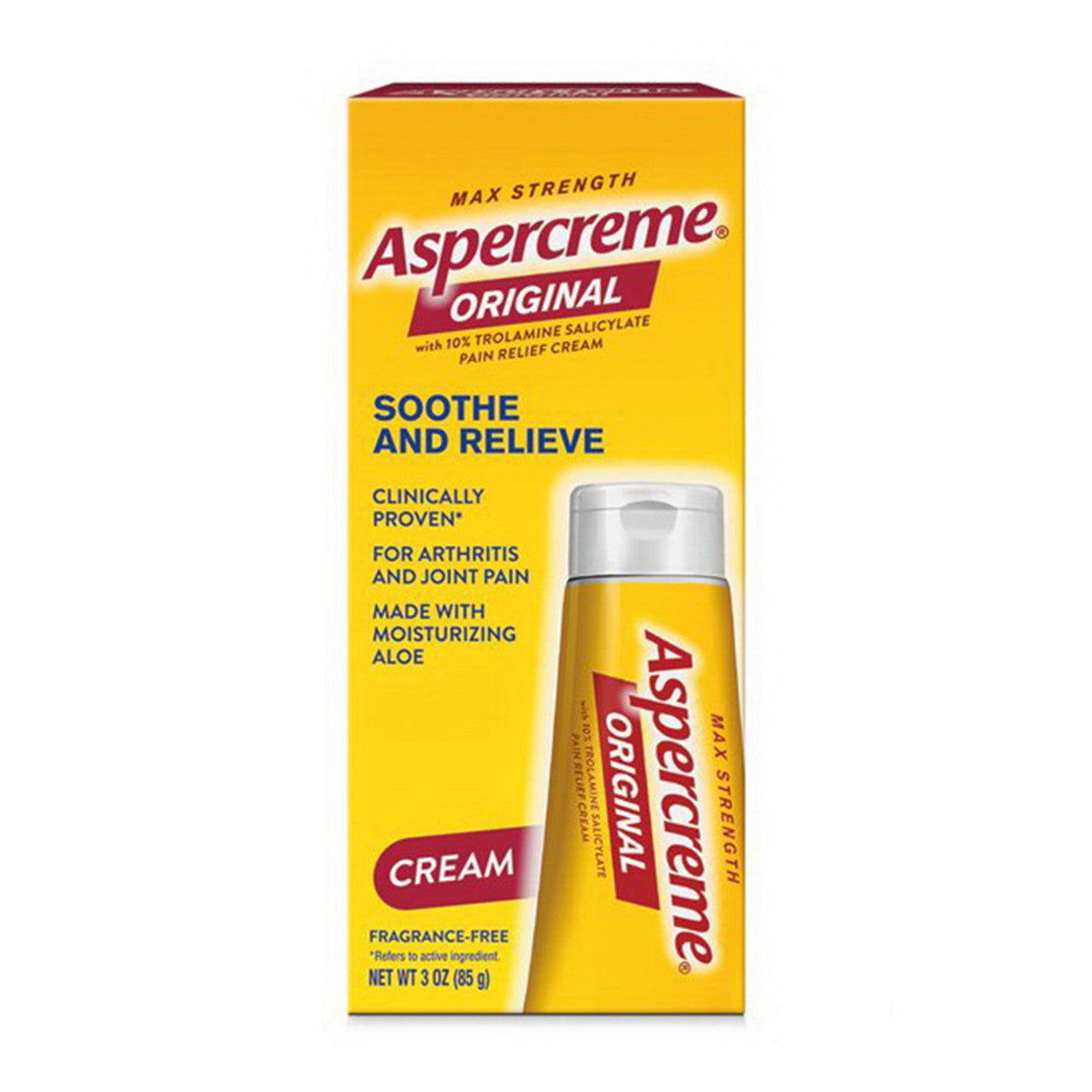 Aspercreme Maximum Strength Pain Relief Creme With Aloe, 3 Oz