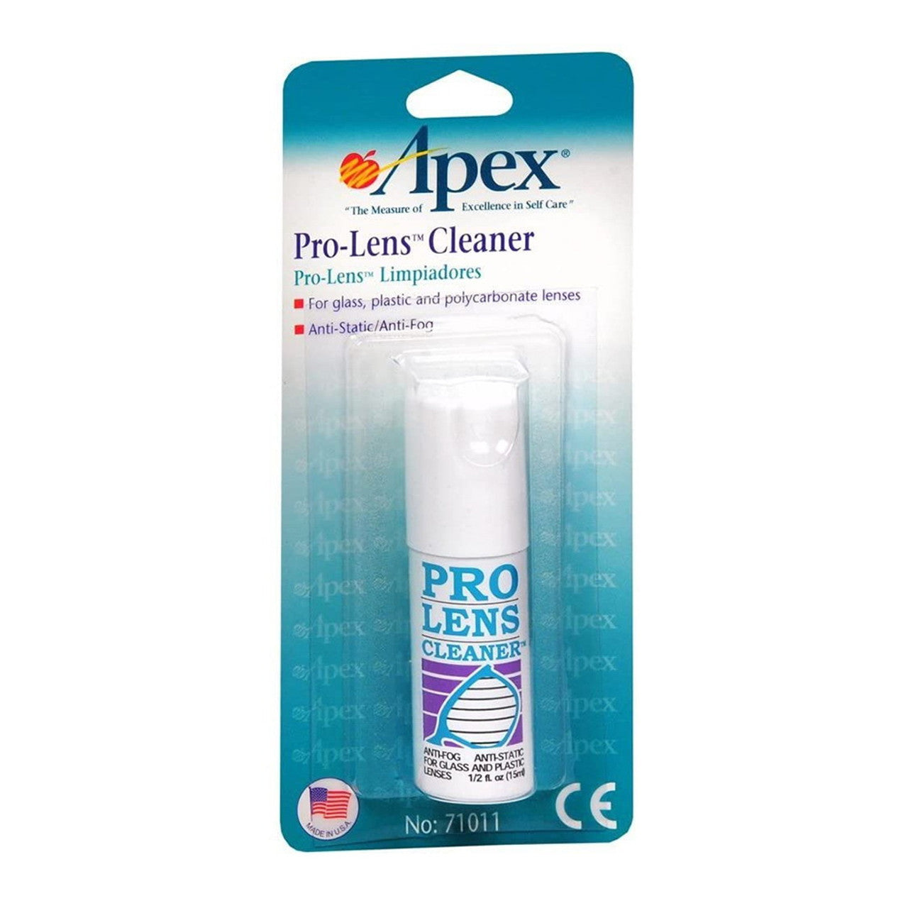 Apex Healthcare Apex Pro-Lens Cleaner, 0.5 Oz