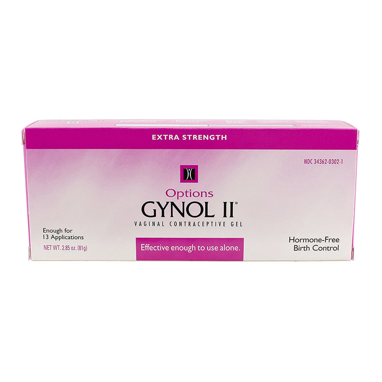 Options Gynol Il Extra Strength Vaginal Contraseptive Jelly - 2.85 Oz