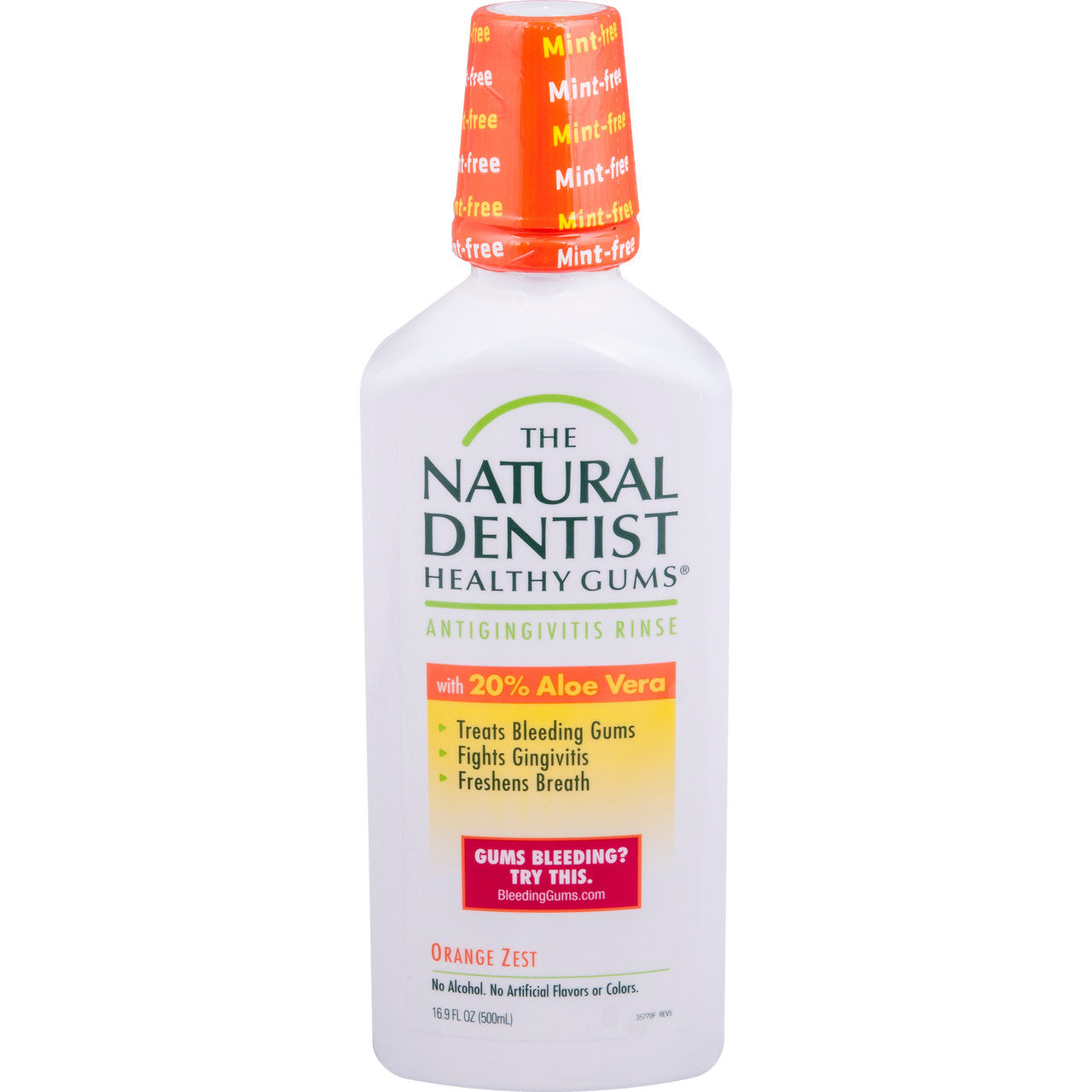 Natural Dentist Healthy Gums Daily Oral Rinse, Orange Zest, 16 Oz