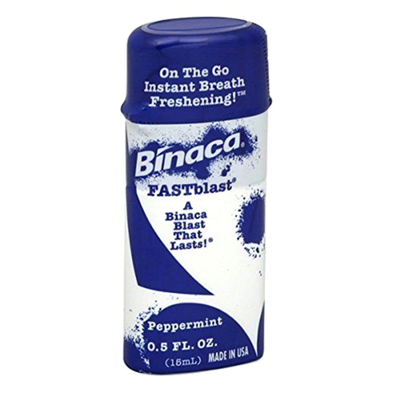 Binaca Fast Blast Breath Spray PepperMint, 0.50 Oz