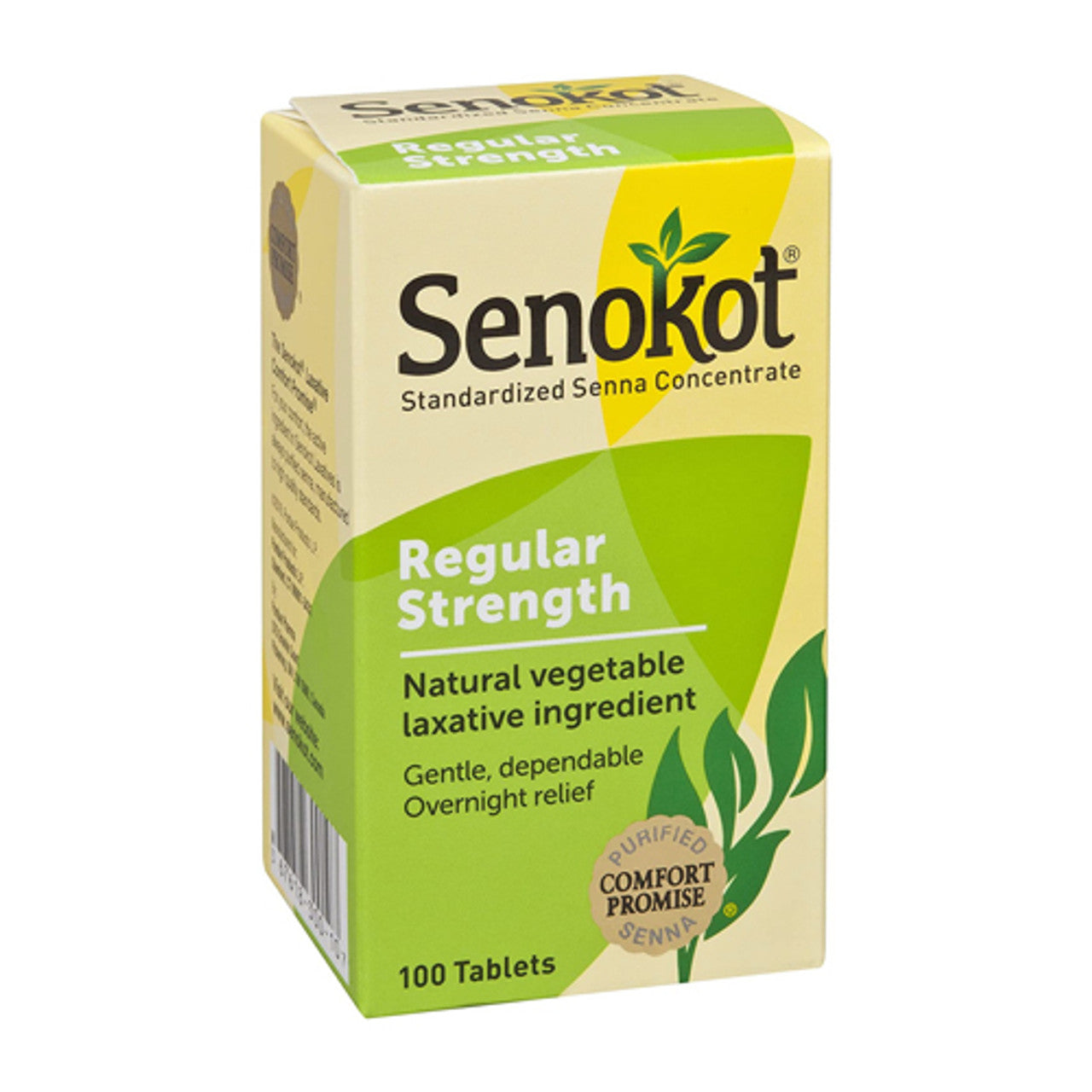 Senokot Regular Strength Natural Vegetable Laxative Ingredient,100 EA