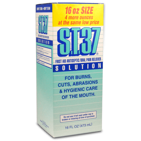 ST. 37 Topical Antiseptic Oral Pain Reliever Solution, 16 Oz
