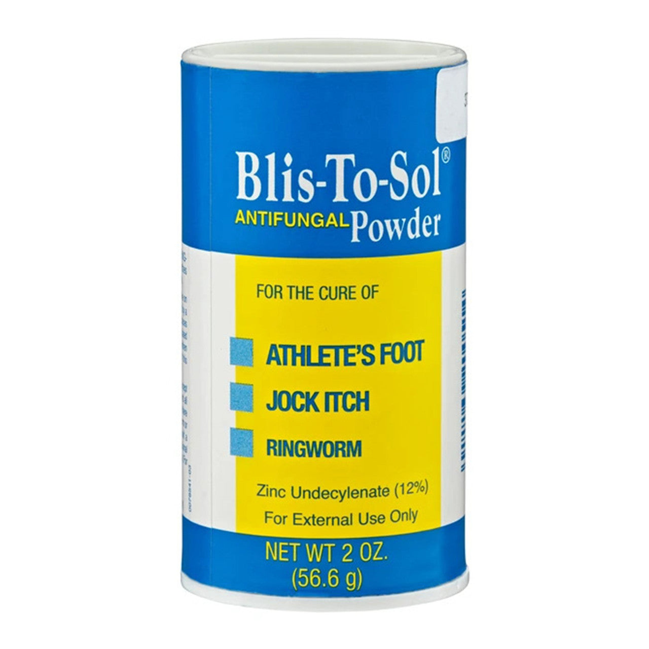 Blis-To-Sol Antifungal Athletes Foot Powder, 2 Oz