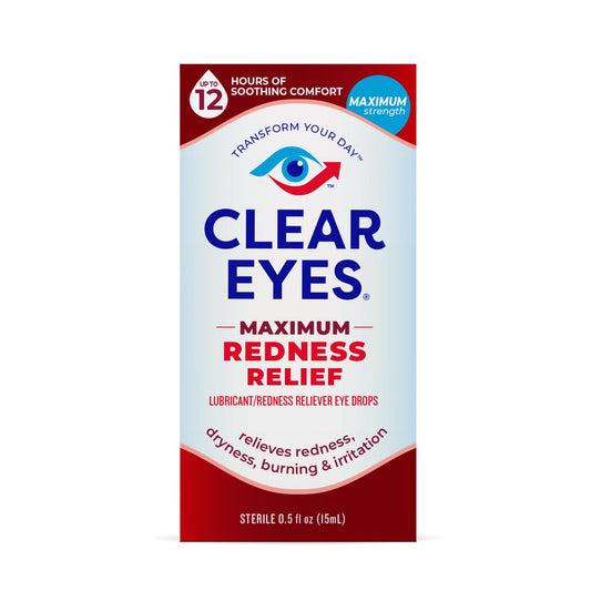 Clear Eyes Maximum Redness Relief Lubricant Eye Drops, 0.5 Oz